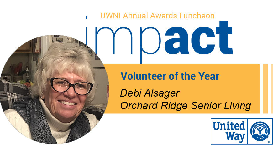 Debi Alsager - Volunteer of the Year