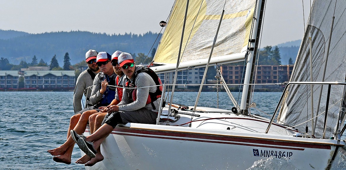 A nonprofit 501(c)3 therapeutic sailing program, Dogsmile Adventures was the recipient of a recent United Way grant for its veterans sailing program. (Photo courtesy DOGSMILE ADVENTURES)
