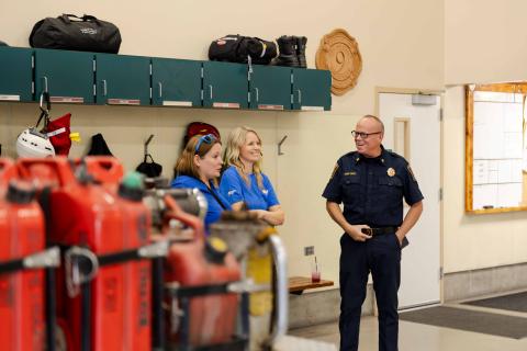 United Way and the Fire Chief