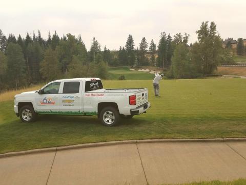Golf Tourny - truck
