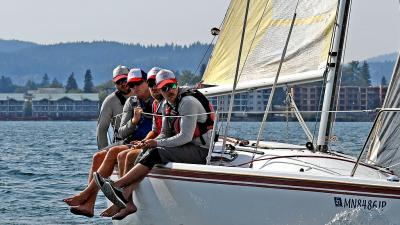 A nonprofit 501(c)3 therapeutic sailing program, Dogsmile Adventures was the recipient of a recent United Way grant for its veterans sailing program. (Photo courtesy DOGSMILE ADVENTURES)