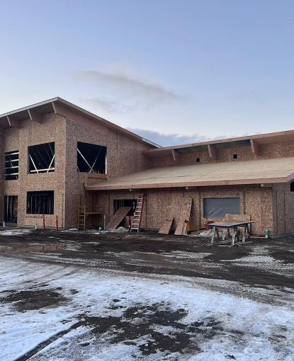 Kinder Prep Learning Center begins phase two of construction on Prairie Avenue in Hayden on the border of Coeur d'Alene. Photo Courtesy of Erika Starkey