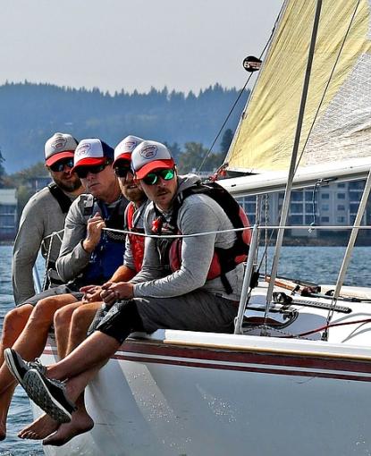 A nonprofit 501(c)3 therapeutic sailing program, Dogsmile Adventures was the recipient of a recent United Way grant for its veterans sailing program. (Photo courtesy DOGSMILE ADVENTURES)